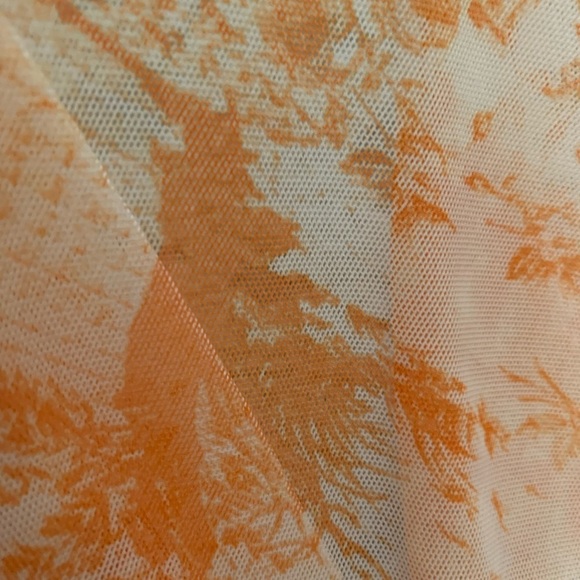 Womens Short Sleeve Sheer Mesh Top - Picture 8 of 8